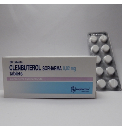 Clenbuterol Sopharma 50 tabs 0.02 mg